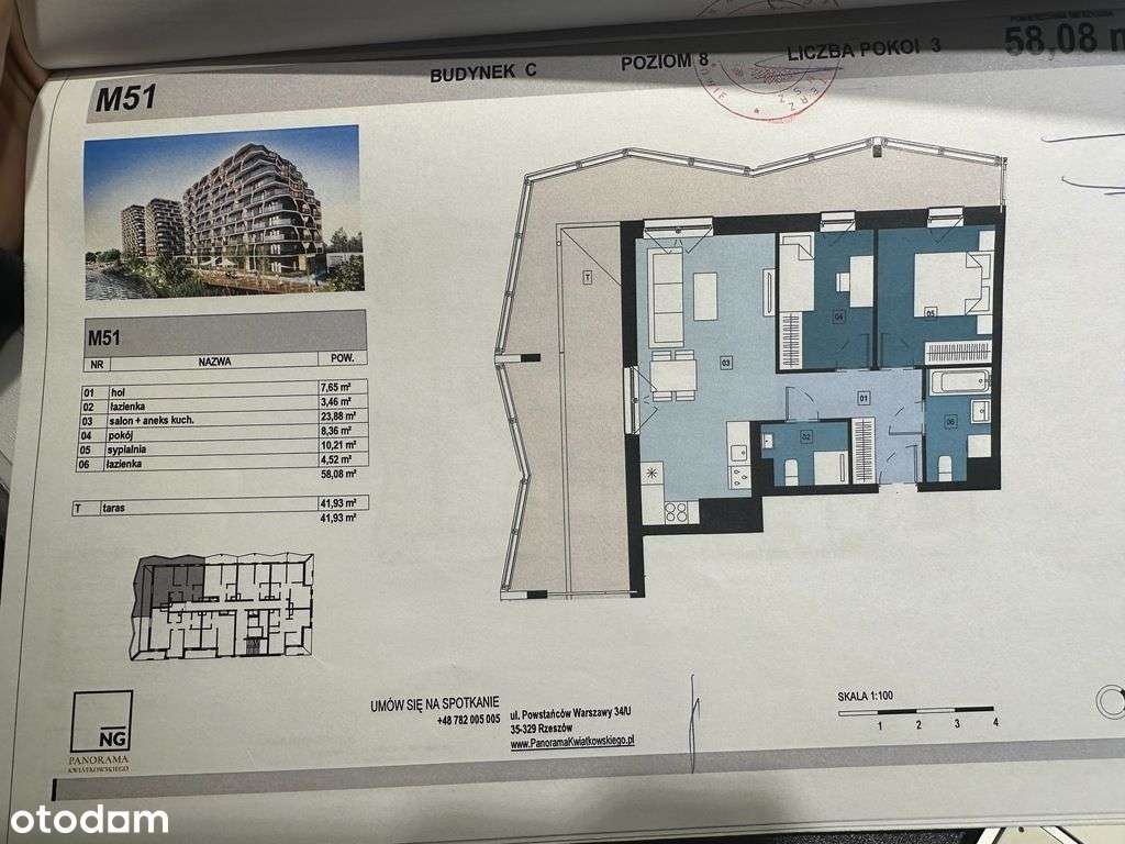 Mieszkanie z widokiem na Wisłok Od Właściela-1