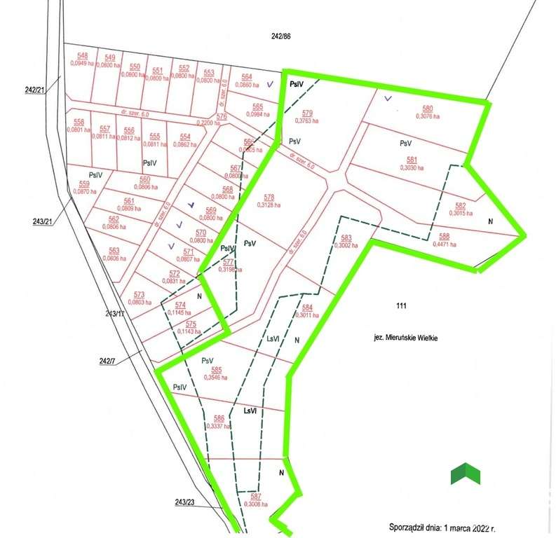 Atrakcyjne działki rolne nad jeziorem Mieruniszki - Pełny obrazek: 2/4