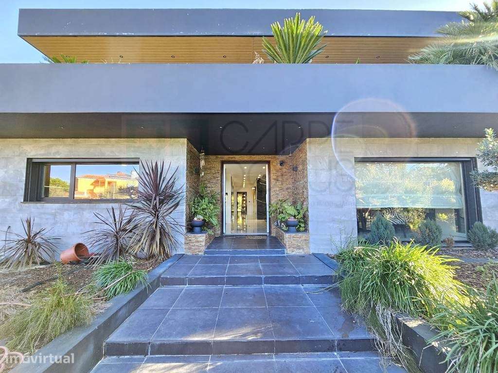 Magnifica moradia T4 com piscina na Urbanização Aroeira, em Santo E...-8