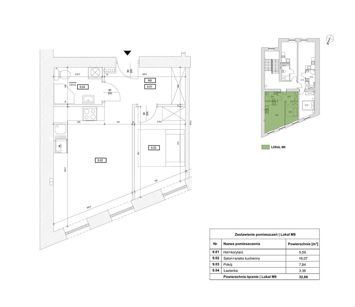 Nowoczesne mieszkanie dwupokojowe w centrum-6