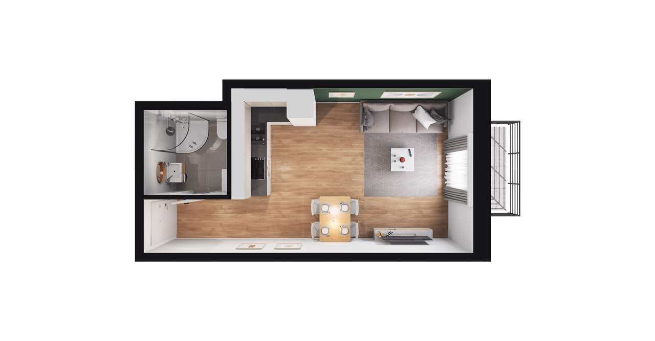 Osiedle | mieszkanie C.2.2 - Pełny obrazek: 3/9