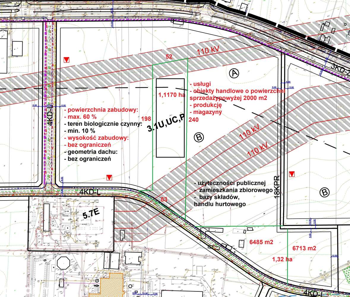 Produkcyjna inwestycyjne 6480 m2; 6173 m2; 1,2 ha-3