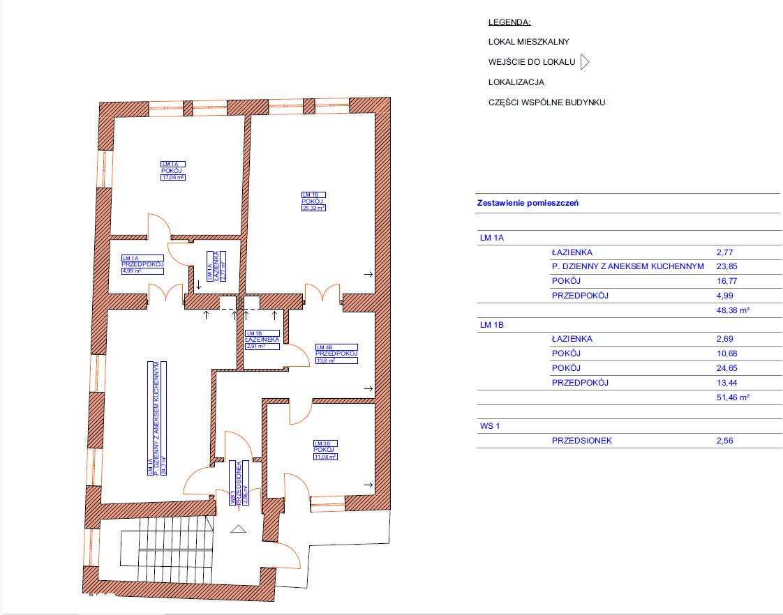 Skawina Rynek 2pok 50m2 550 tyś-7
