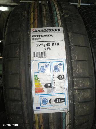 Anvelopa noua vara 225/45 R18 BRIDGESTONE Potenza RE050A  91W - 1