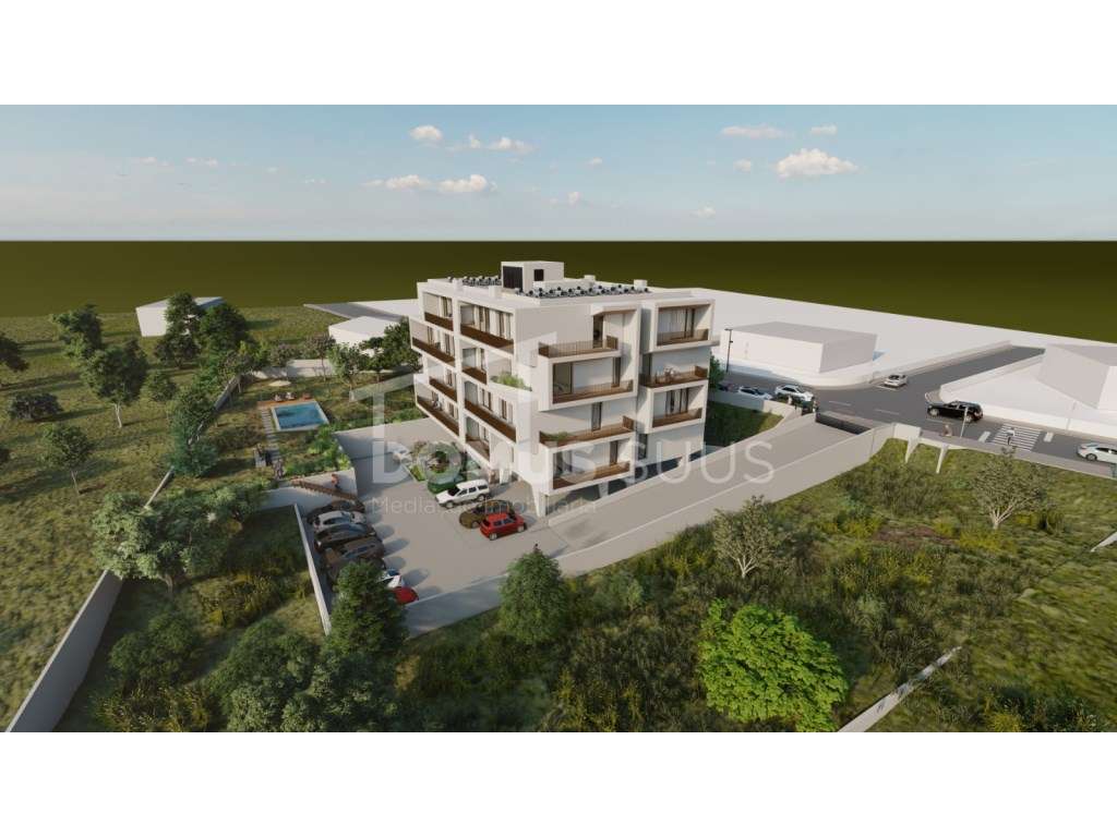 Apartamento T3 novo inserido em condomínio fechado com piscina-5