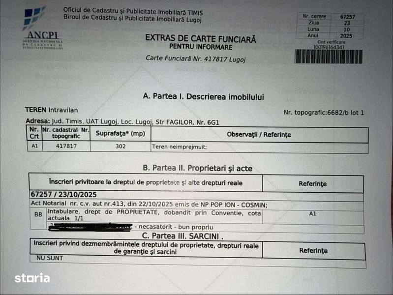 Vand teren itravilan in lugoj - Imagine principală: 4/5