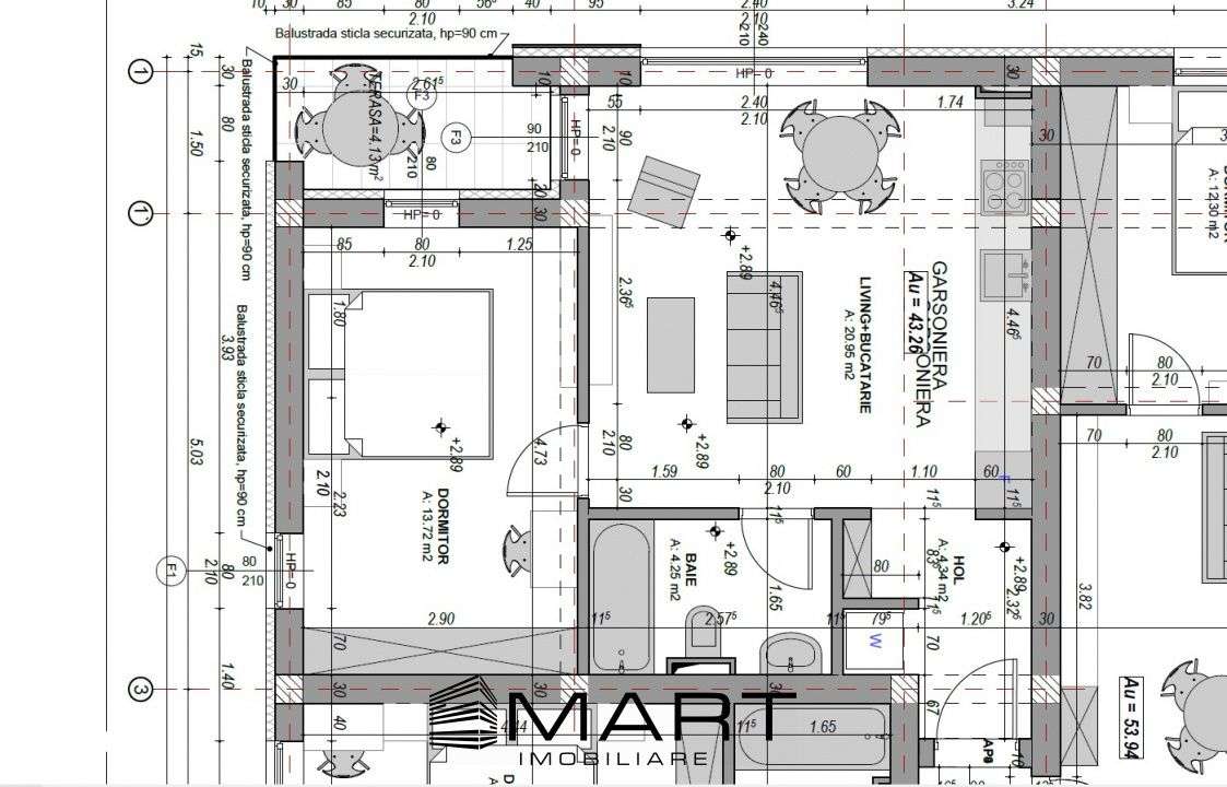 Apartament 43 mp etaj 1 cartier Davinci - Imagine principală: 5/7