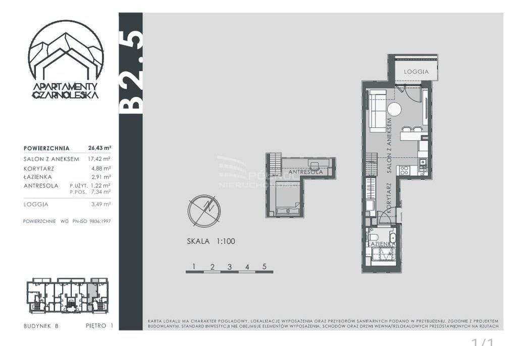 Apartament B2.5 - z Antresolą i Loggią - Pełny obrazek: 4/13