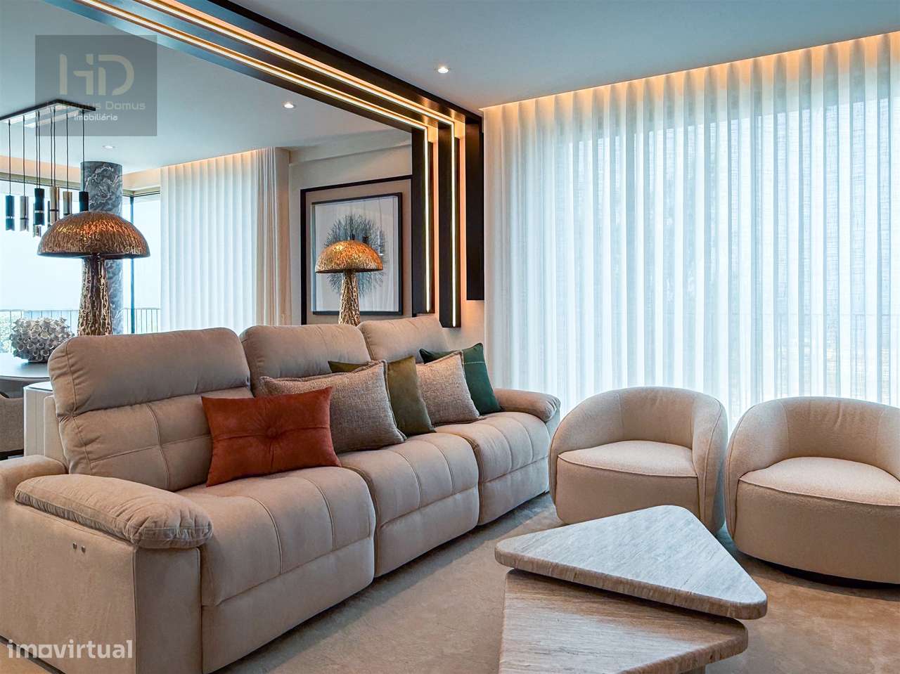 Apartamento T2 de luxo com vista mar e rio em Canidelo-46