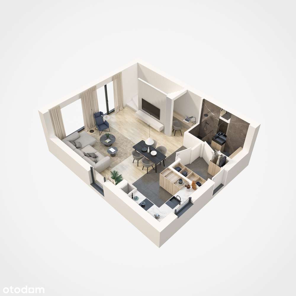 Nowoczesny dom z ogrodem – Komorniki 4 pokoje - Pełny obrazek: 4/6