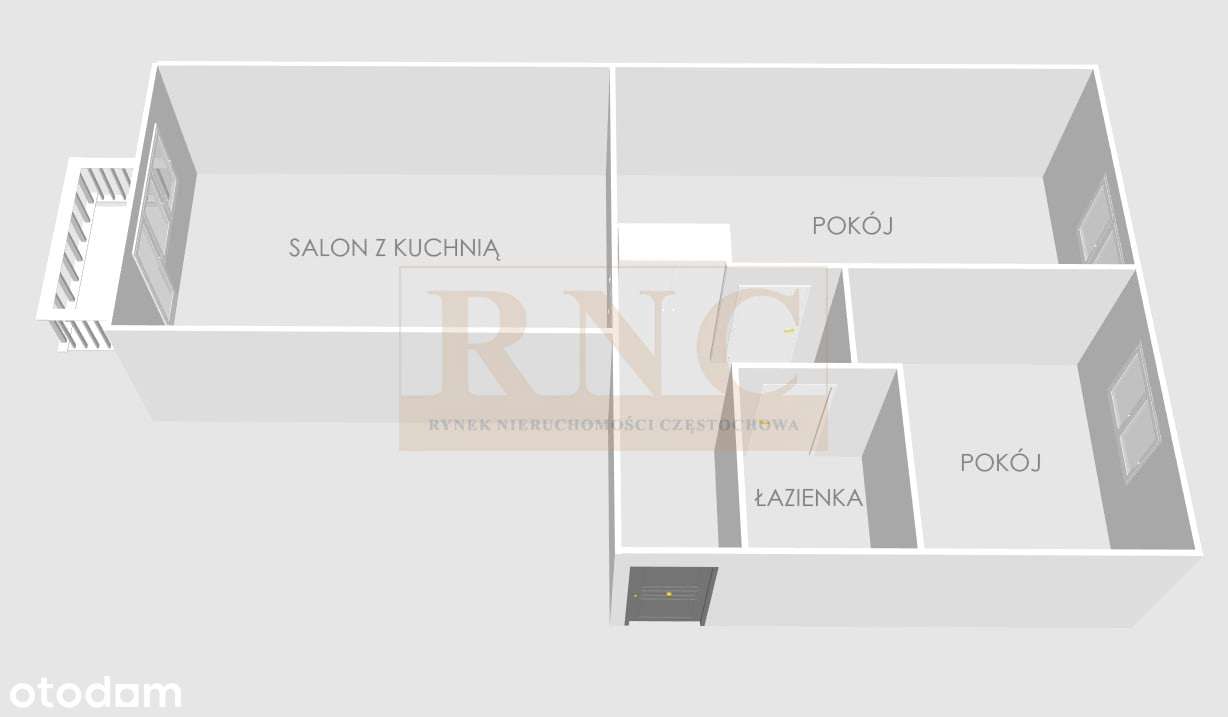 II Aleja NMP | Trzy pokoje z garderobą | Generalny remont | Balkon-9