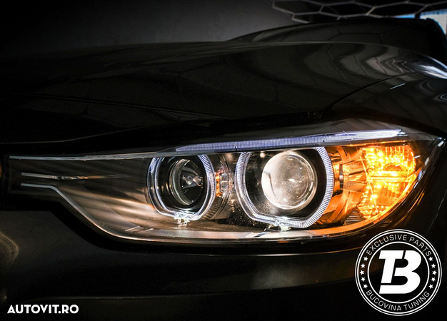Faruri LED Angel Eyes compatibile cu BMW Seria 3 F30 F31 - 19