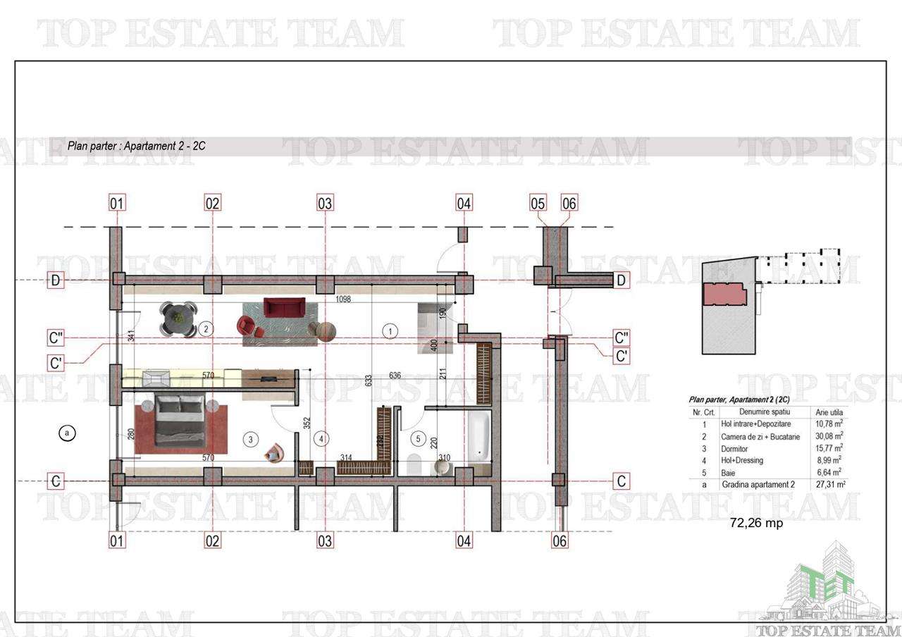 Apartament 2 camere, Theodor Pallady, Titan -  constructie noua - Imagine principală: 5/9