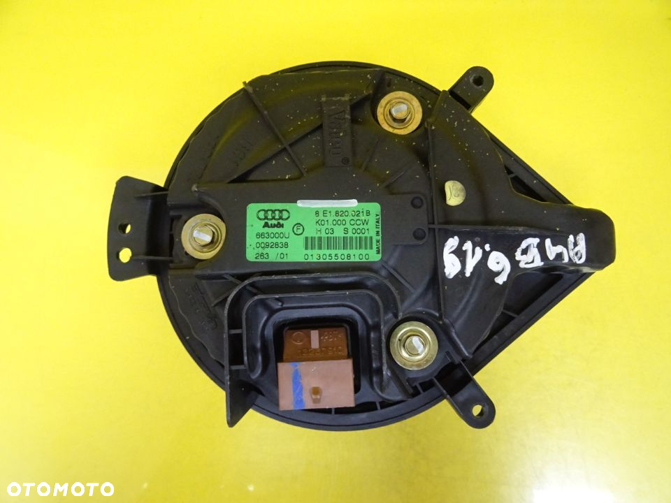 DMUCHAWA WENTYLATOR AUDI A4 B6 8E1820021B NR186 - 4