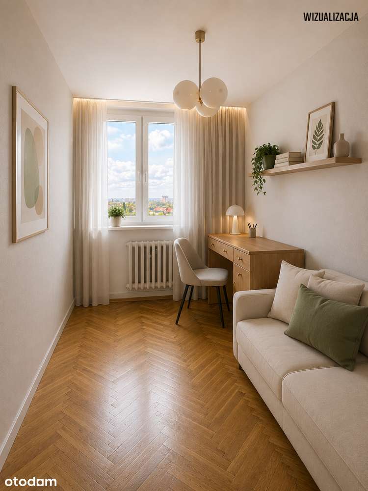 3 pokoje, balkon, piwnica, funkcjonalny układ, blisko centrum i UMP-7