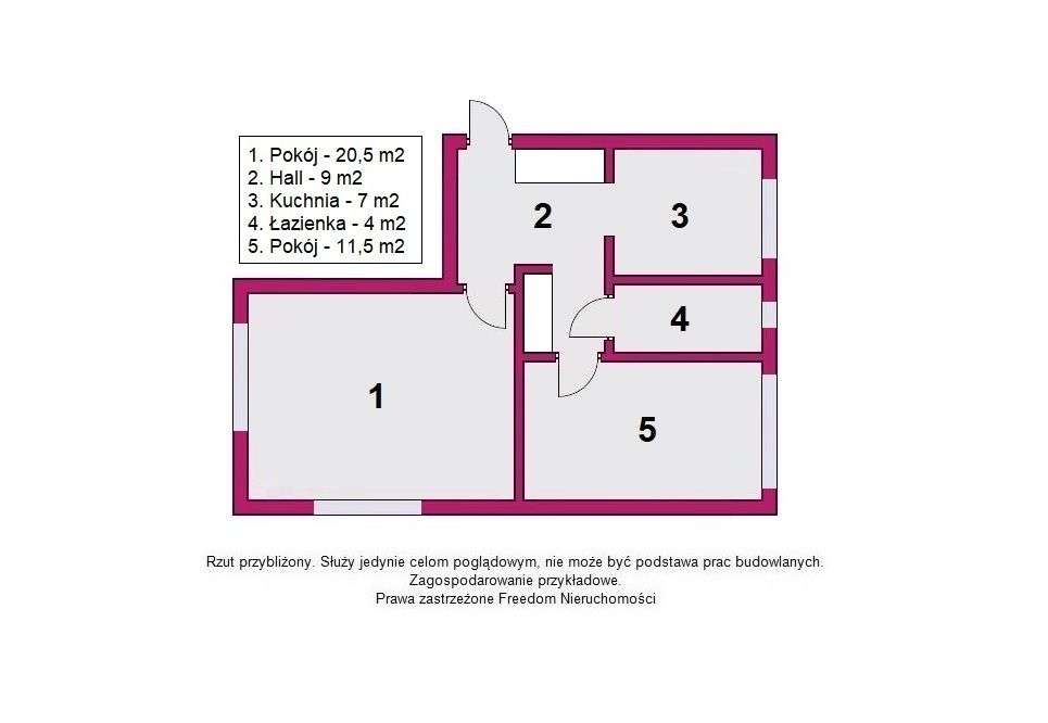Przestronne, 2 pokojowe mieszkanie w bloku z cegły-12