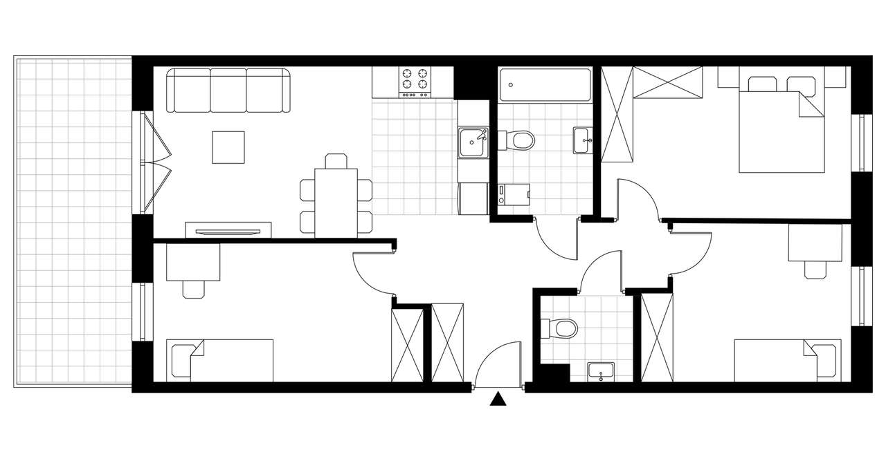 cicha okolica | Park Kościuszki | o.podłogowe - Pełny obrazek: 4/9