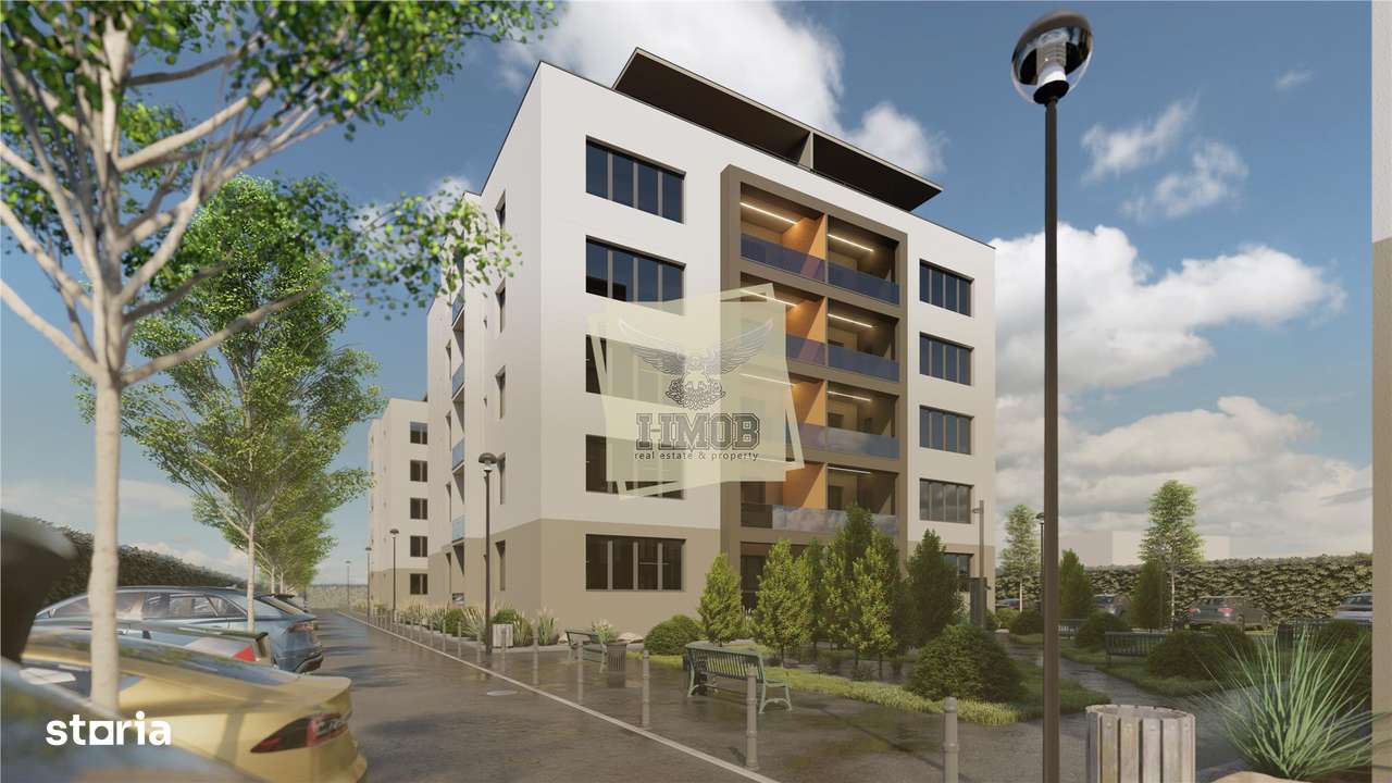 Studio 34 mp cu bucatarie separata balcon 4 mp si parcare Sibiu-9