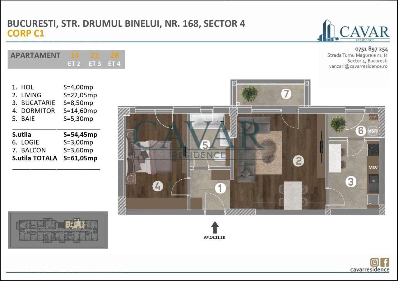 2 Camere Cavar Residence Binelui 168 Finisaje Premium-2