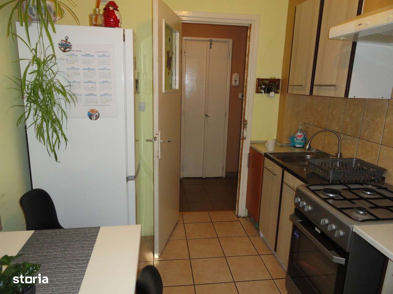 Apartament 2 camere etaj 1 Podgoria, 59 mp, centrala pe gaz - Imagine principală: 5/19