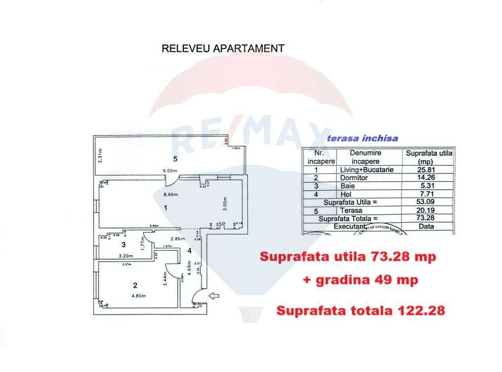 Apartament 2 camere Terasa Curte 122 mp 2 Locuri de parcare Bragadiru-0