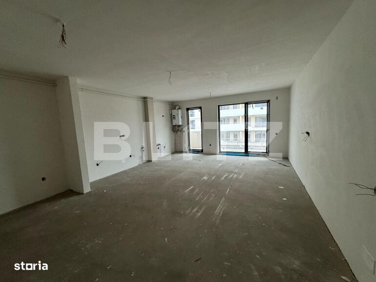 Apartament 2 camere, semifinisat, 54mp, Zona Eroilor