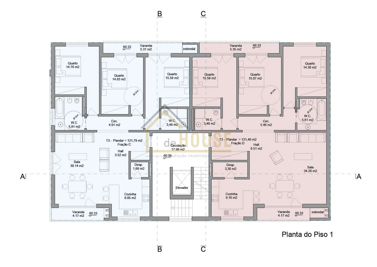 Apartamento T3 perto Torres Vedras - Grande imagem: 5/18