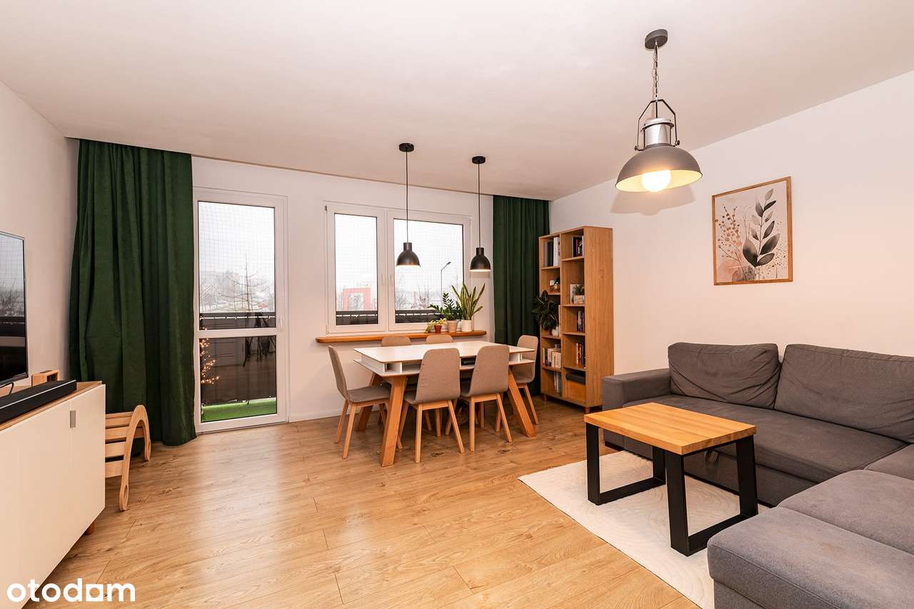 Pierwsze piętro | 64,6 m² | balkon | piwnica I 3 pokoje - Pełny obrazek: 4/13