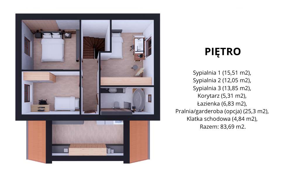 Sokołowice Park: ECO Dom Jednorodzinny - Segment Wewnętrzny-6