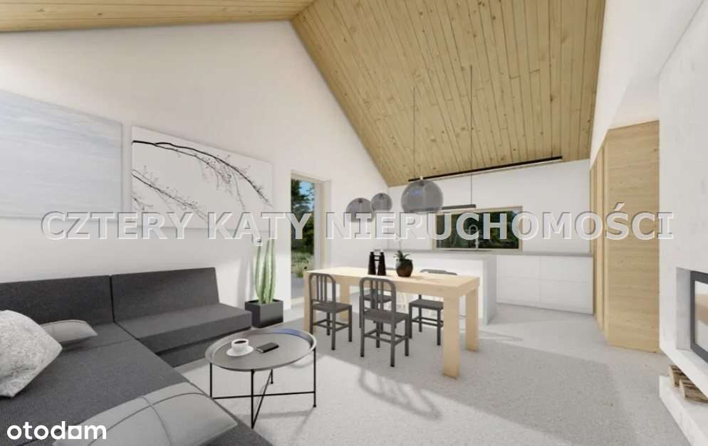 Nowoczesny, parterowy, ekonomiczny dom przy lesie - Pełny obrazek: 4/8