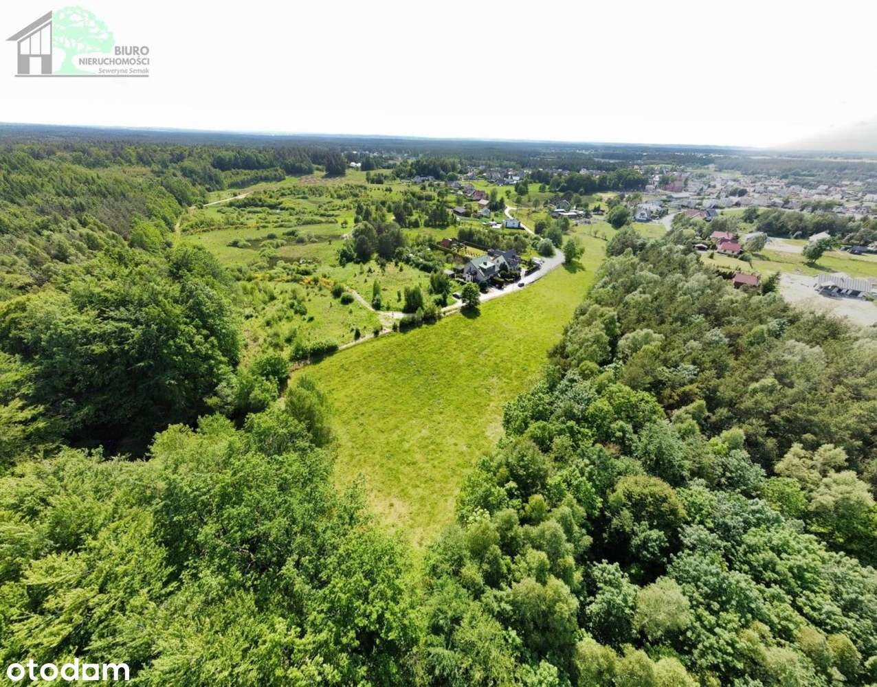 Działki pod lasem - budowlane z Wz - Leśniewo-6