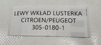 NOWY ORYGINALNY LEWY WKŁAD LUSTERKA CITROEN / PEUGEOT / TOYOTA / OPEL - 5