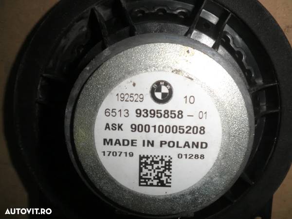 Boxa / Difuzor Audio BMW Seria 5 G30 G31 Usa Fata 9395858 - 3
