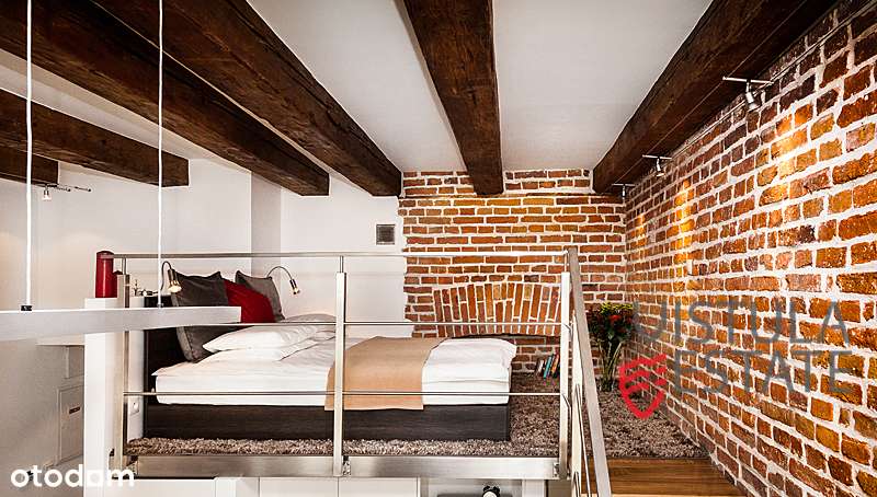 Studio z antresolą i ogródkiem| Stare Miasto-1