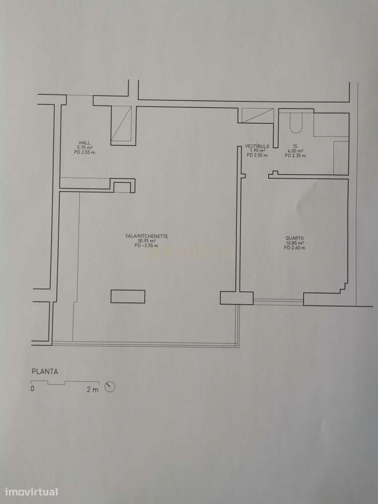 Apartamento  T1 - totalmente remodelado - Elevador-  S. António Capari-16