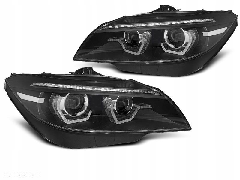 LAMPY REFLEKTORY BMW Z4 E89 09-13 HID DRL BLACK - 1