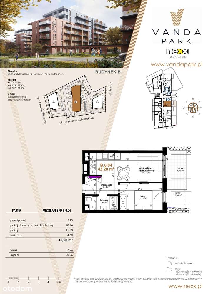 Vanda Park | mieszkanie 2-pok.| B.0.4 - Pełny obrazek: 2/9