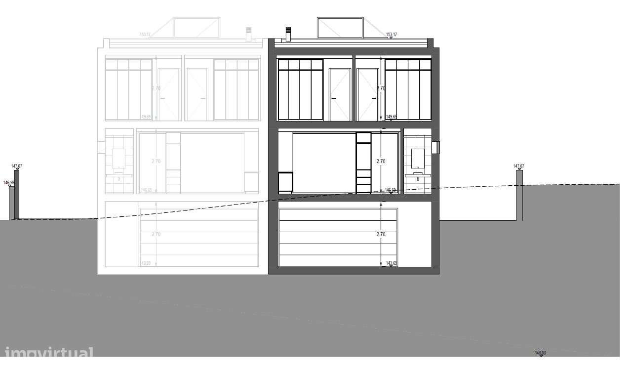Terreno com 219 m2 e projeto aprovado em Canelas, V.N. Gaia - Grande imagem: 5/19
