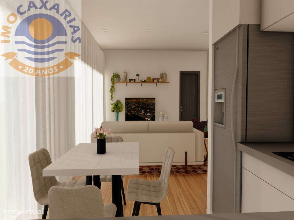 Apartamento T2 NOVO com Terraço e Garagem em Caxarias-7