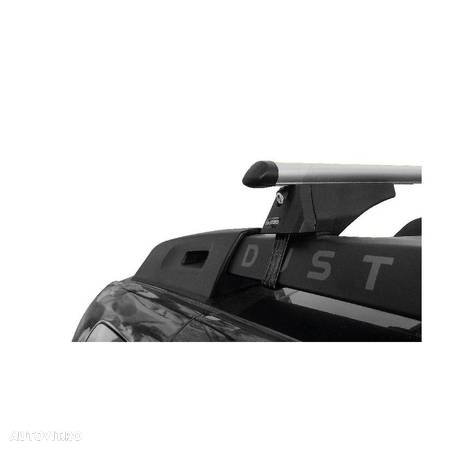 Set bare transversale portbagaj Dacia Duster 2013-2017,  Duster Oroch 2016-, Citroen C4 Cactus 2014-, Nissan Pathfinder 2012-, din aluminiu, cu fixare pe barele longitudinale, Menabo - 1