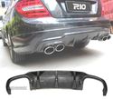 DIFUSOR TRASEIRO PARA MERCEDES W204 COUPÉ POUR C63  POUR C63 11-14 CARBONO - 1