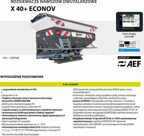 Sky DX20/DX30+ECONOV/DX40+ECONOV - 30