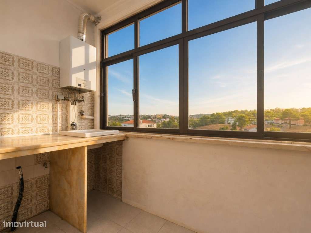 T1 Moderno com Vista Aberta. Natureza, Praia, Comboio e ótimos aces...-14