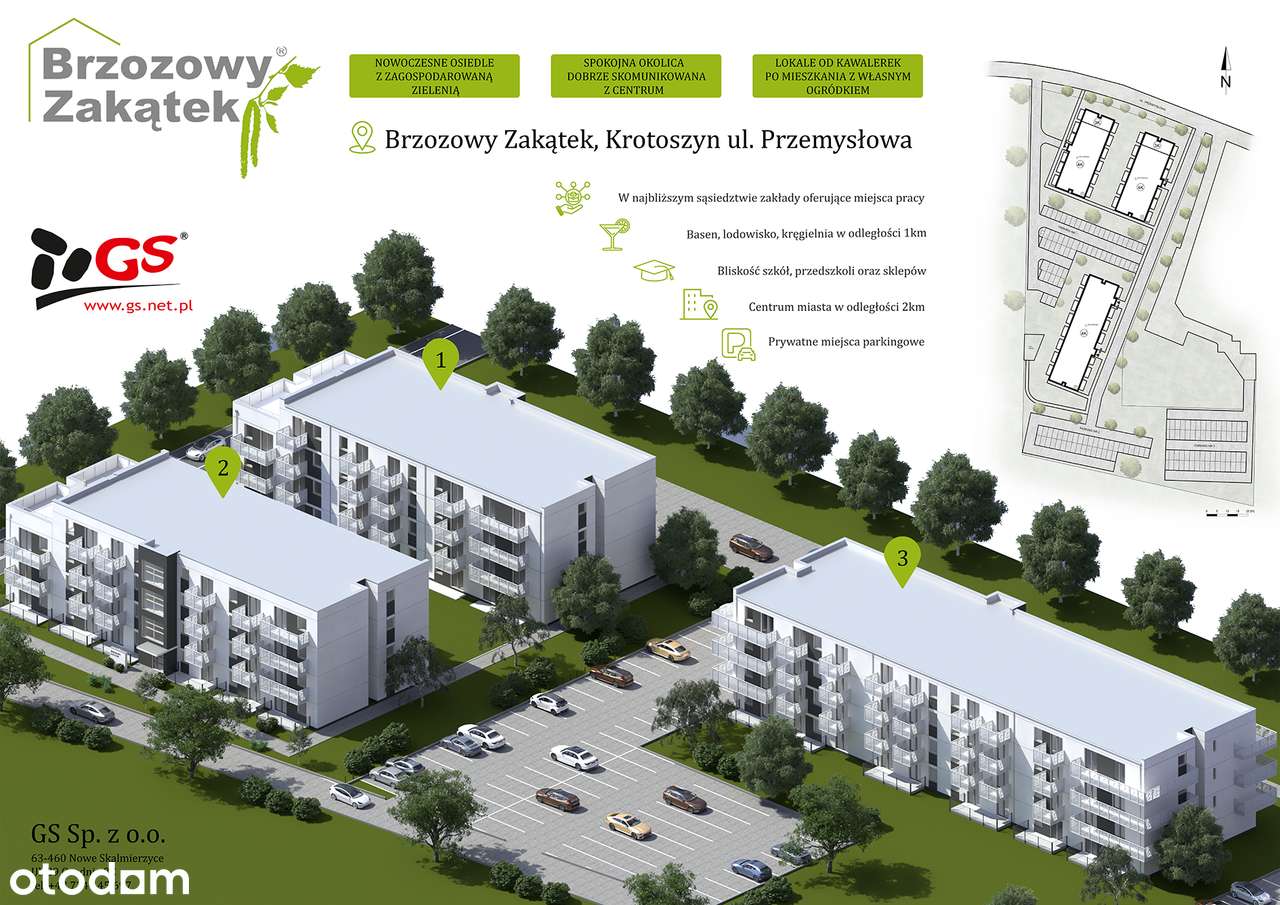 II ETAP Mieszkanie nr 43 z balkonem - Pełny obrazek: 4/8