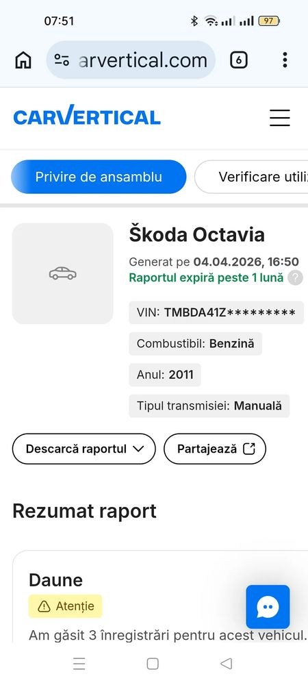 Skoda Octavia II [2004 - 2013] 1.6 2011