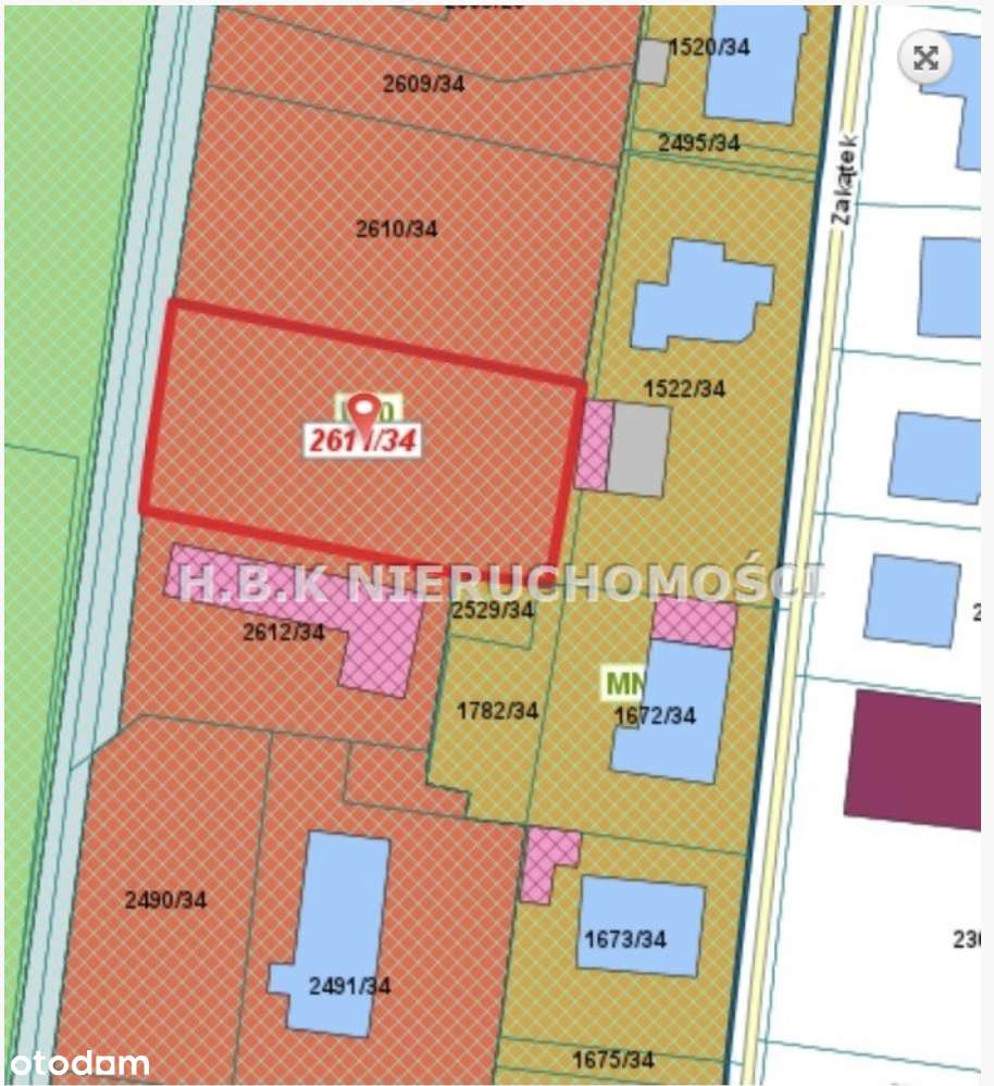 Działka usługowa ulica Nowokościelna/ Zakątek-6