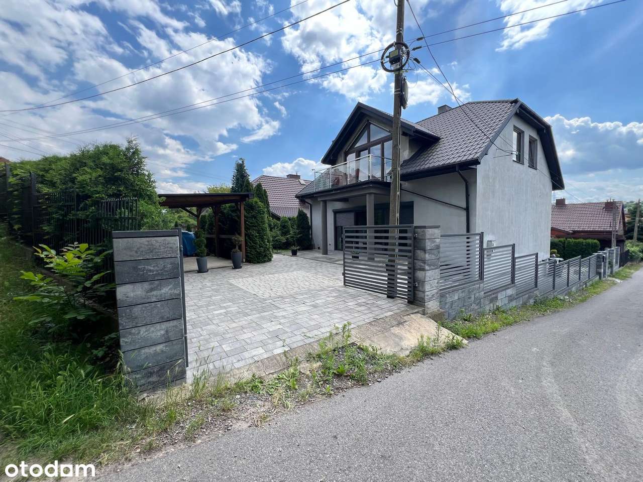 Nowoczesny dom 162m2 w zabudowie bliźniaczej, Ul. Nadrzeczna-5