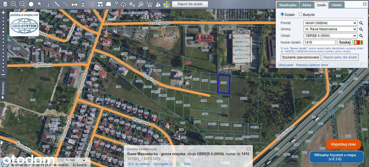 Działka budowlana 1 min. od Zalewu, 1700 m2, Rawa Mazowiecka-14