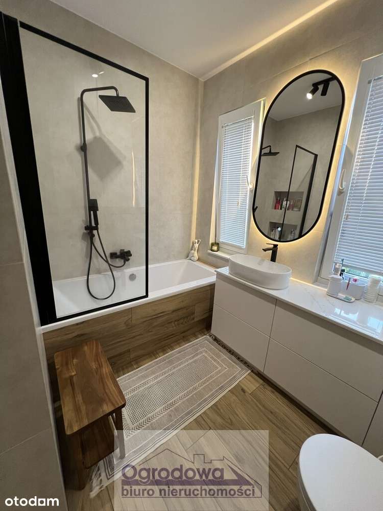 Nowoczesny dom połówka bliźniaka, nowy, idealny-11