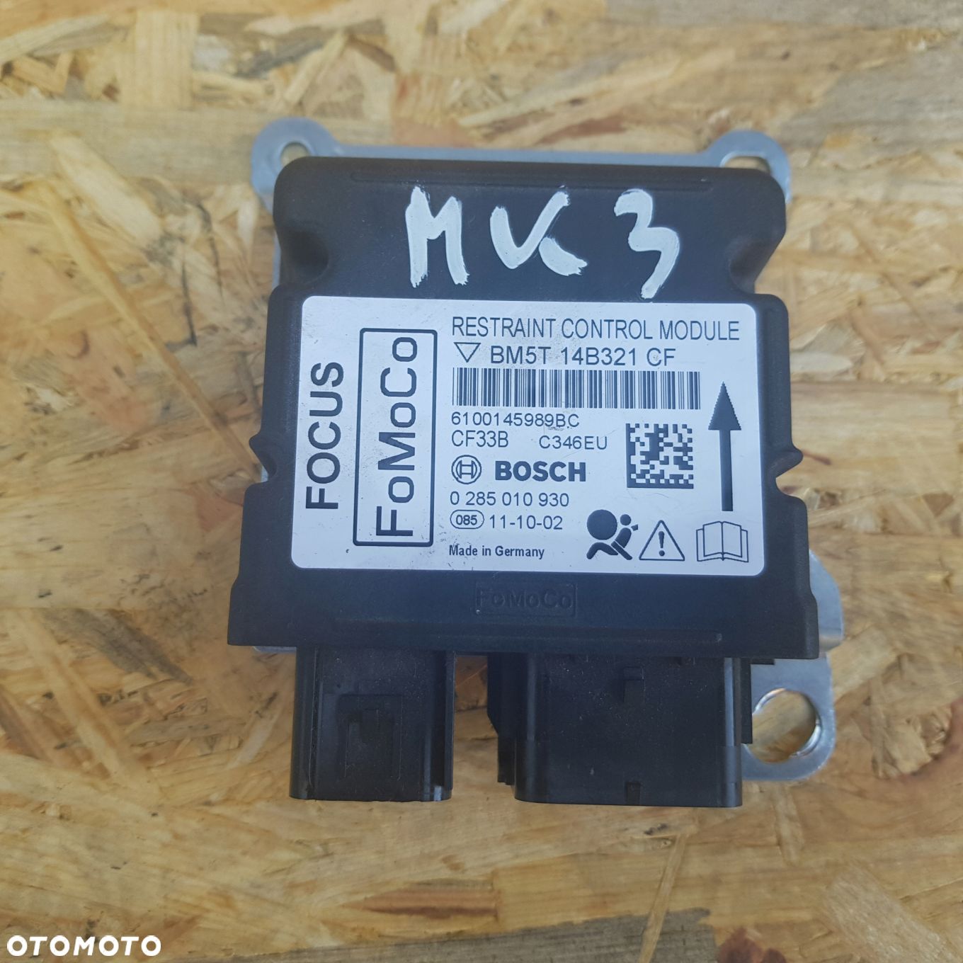 FORD FOCUS MK3 MODUŁ SENSOR AIR BAG BM5T14B321CF - 1